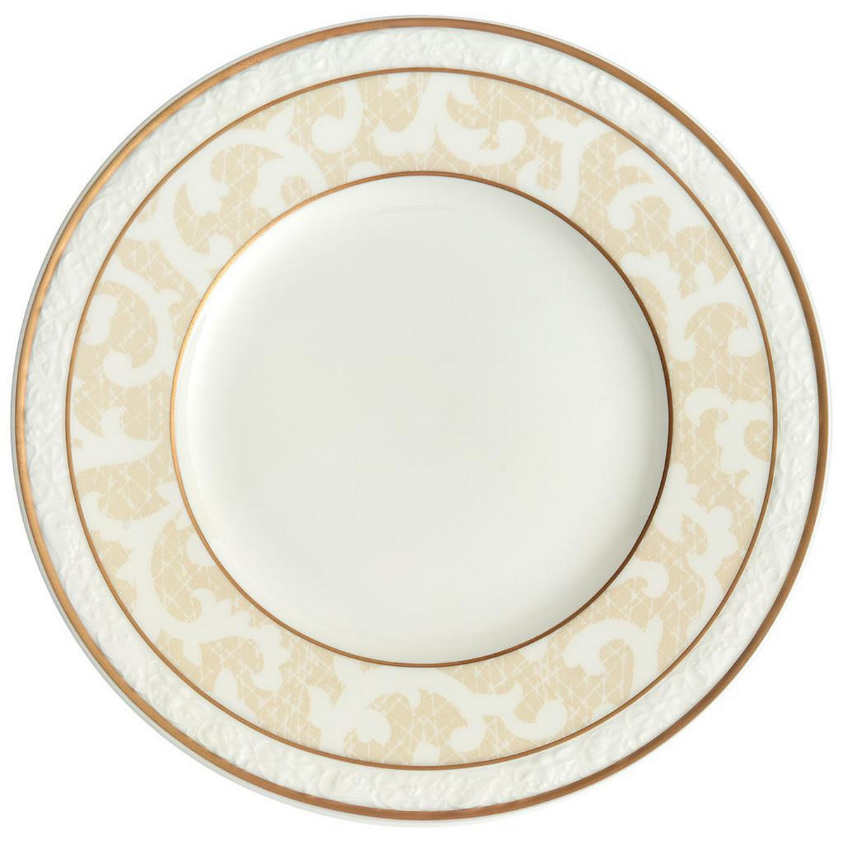 BROTTELLER Ivoire weiß-gold ø 18 cm - Goldfarben/Weiß, Keramik (18cm) - Villeroy & Boch