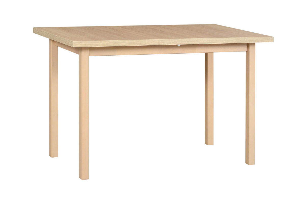 ESSTISCH Max 10, 120-160/70 cm, sonoma - Sonoma Eiche, Holz (70/120/78cm) - Leaf Design