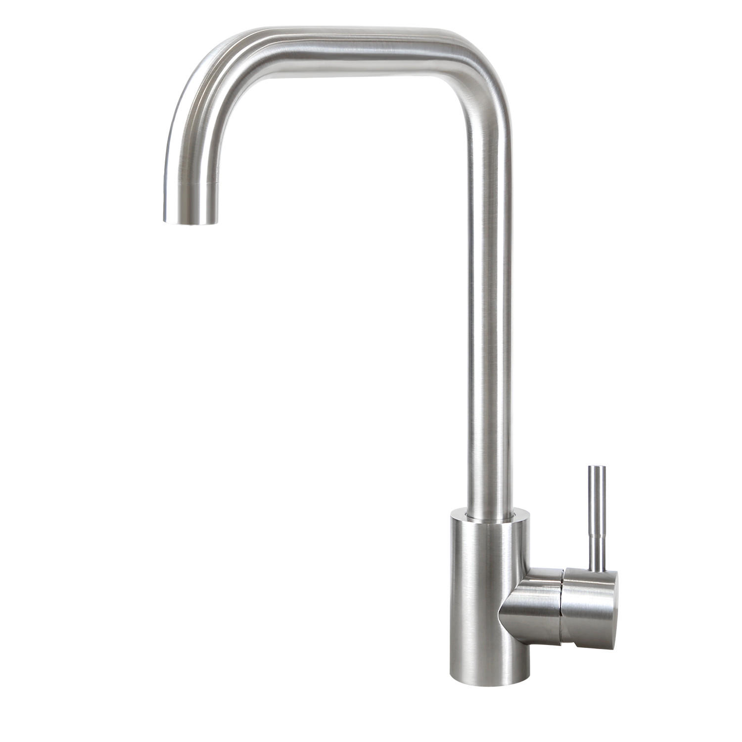 WASCHTISCHARMATUR Gislans 4.1/33.3/21.5 cm - Silberfarben, Metall (4.1/33.3/21.5cm) - ZMH