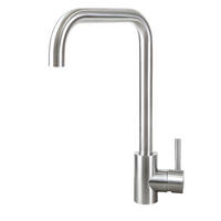 WASCHTISCHARMATUR Gislans 4.1/33.3/21.5 cm - Silberfarben, Metall (4.1/33.3/21.5cm) - ZMH