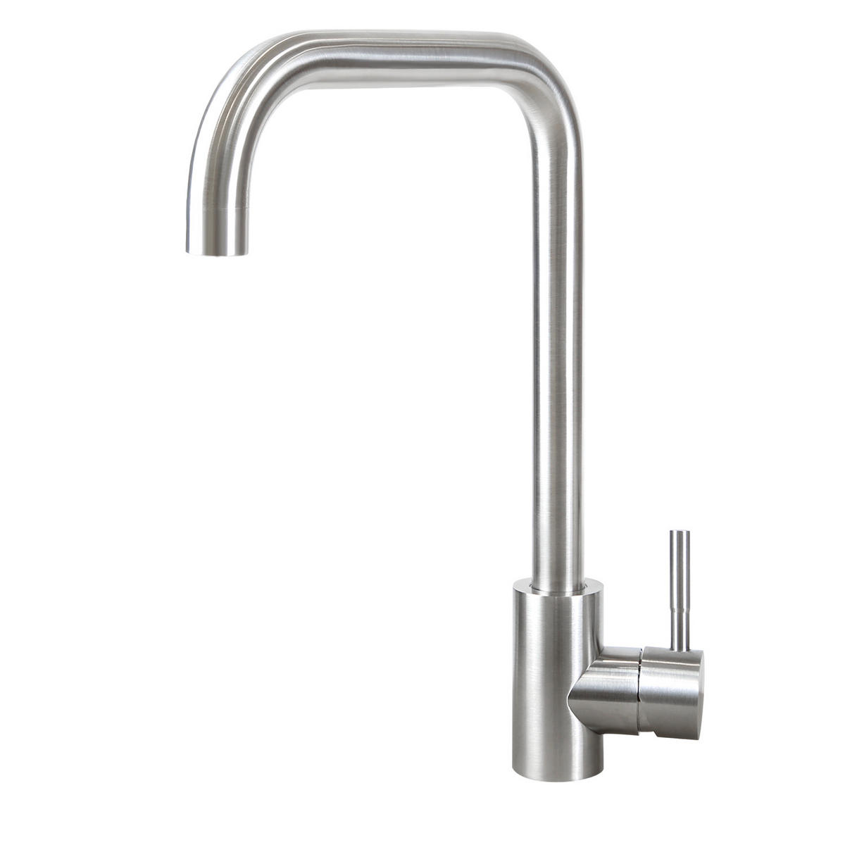 WASCHTISCHARMATUR Gislans 4.1/33.3/21.5 cm - Silberfarben, Metall (4.1/33.3/21.5cm) - ZMH