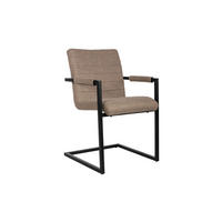 FREISCHWINGER PARZIVO - Taupe/Schwarz, Leder (46/84/42cm) - SAM