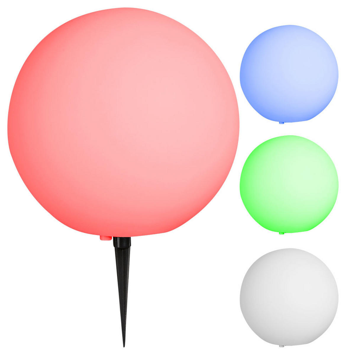 LED AUSSENLEUCHTE TOULA Weiß - Weiß, Kunststoff (30/30/45cm) - Globo Lighting