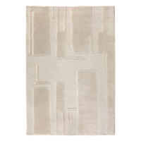 TEPPICH Louka elfenbein 200 x 290 x 2 cm - Weiß, Textil (200/290cm) - Vivaraise