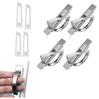 MÖBELGRIFF 4er-Set - Silberfarben, Kunststoff (0.12/3/1cm)