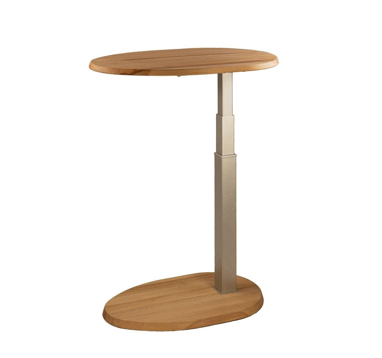 BEISTELLTISCH höhenverstellbar Cassey 60x40x57 Massivholz Kernbuche - Kernbuche, Holz (60/40/57cm) - 58aufmkessel