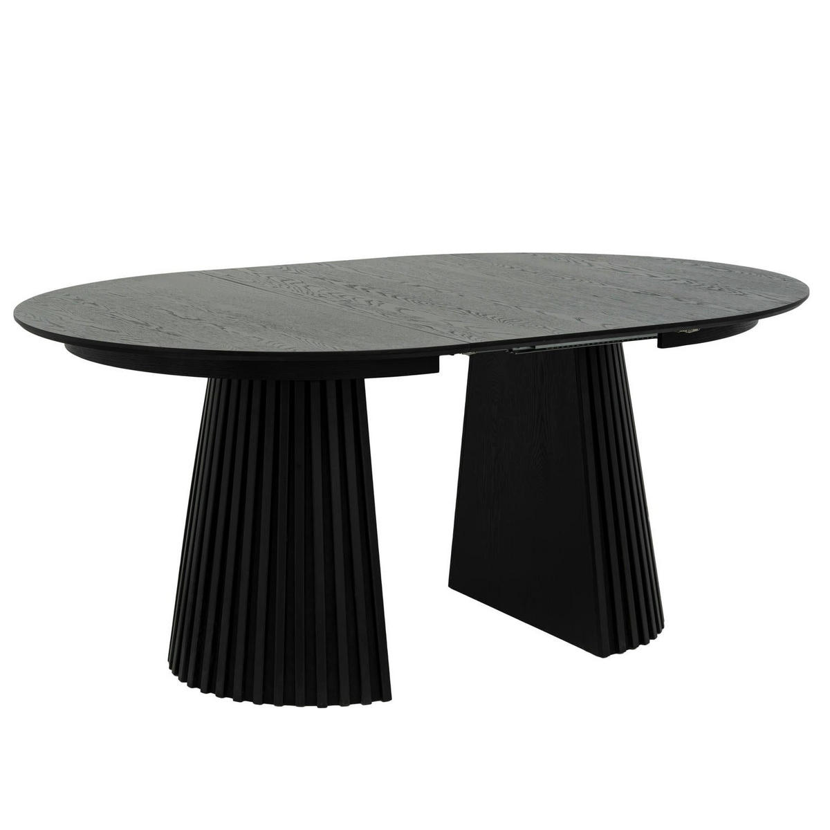 ESSTISCH 120/120/75 Schwarz rund - Schwarz, Holzwerkstoff (120/120/75cm) - Furnhouse