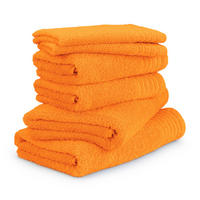 HANDTUCHSET NEW CLASSIC 6-TLG - Orange, Textil (50/100cm) - MÖVE