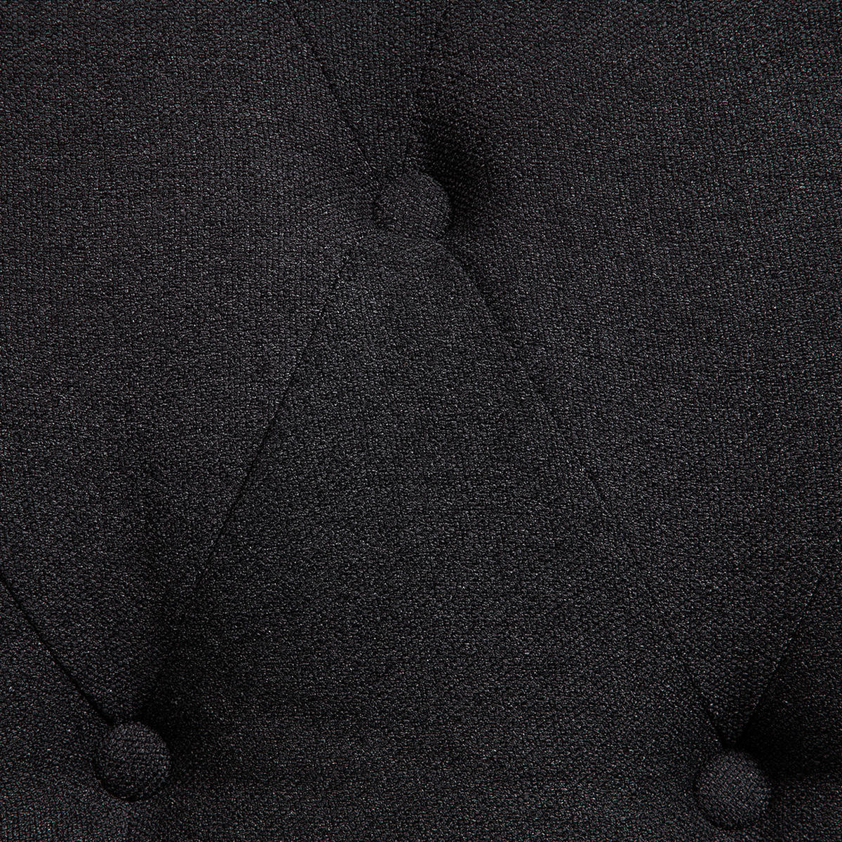 SESSEL Polsterbezug graphitgrau Chesterfield - Graphitfarben, Textil (110/70/75cm) - Beliani