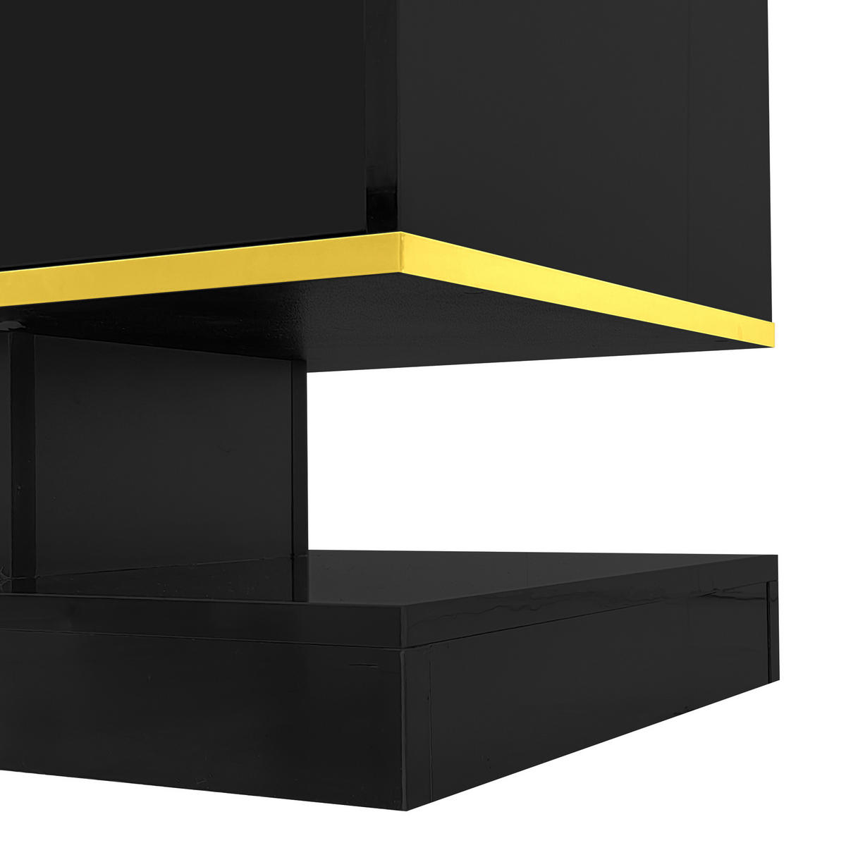 TV-LOWBOARD 170/35/50 cm mit LED-Beleuchtung, Kabelmanagement und Stauraum aus Spanplatte, Weiß - Weiß, Holzwerkstoff (170/50/35cm) - Redom