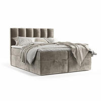 BOXBETT Essence Beige 200/200 cm - Beige/Schwarz, Holz/Holzwerkstoff (200/200cm) - Maison de Reve