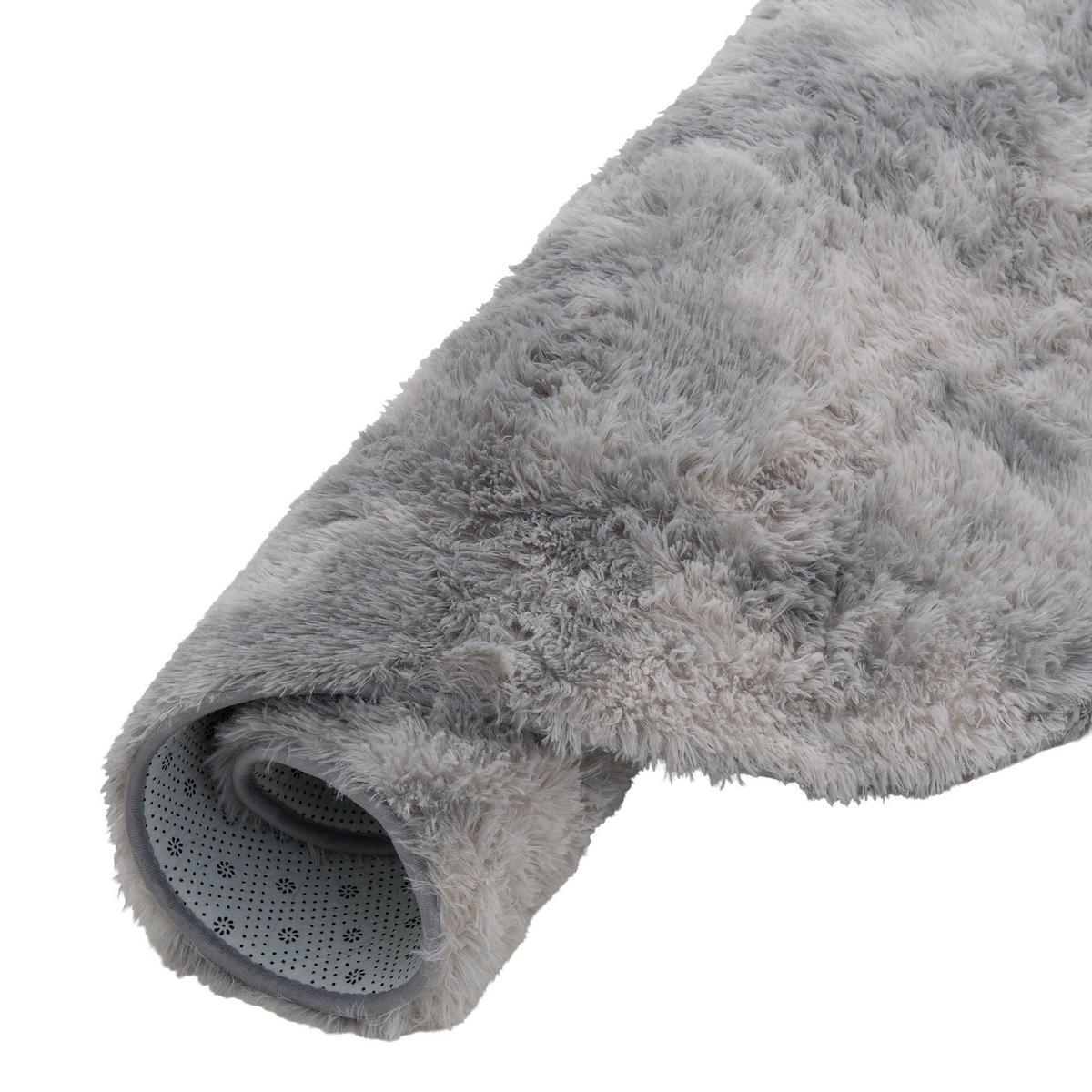 HOCHFLOR SHAGGY TEPPICH FLUFFY RUND - Grau, Textil (200/200cm) - Pergamon