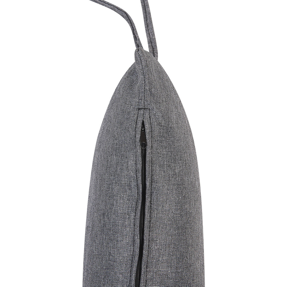 VISEĆA FOTELJA PE ratan svijetlosivi 106 cm s jastukom za sjedenje Tollo - siva, plastika (100/116/74cm) - Beliani