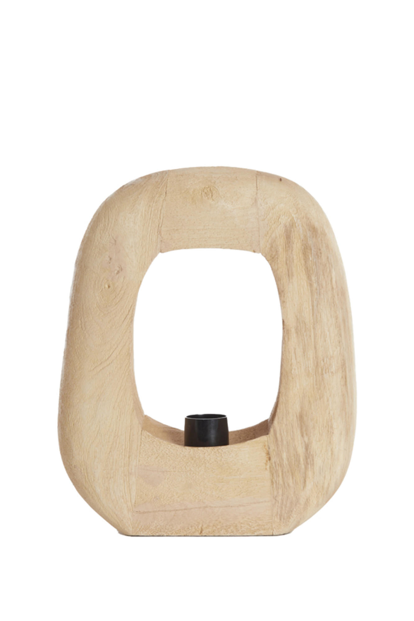 TISCHLAMPE Kelafo Braun 33/10/40 cm - Braun, Holz (33/10/40cm) - Light & Living