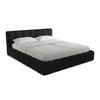 POLSTERBETT mit Bettkasten und Lattenrost 200x228 Schwarz - Schwarz, Kunststoff/Textil (180/200cm) - LaMiaSofa