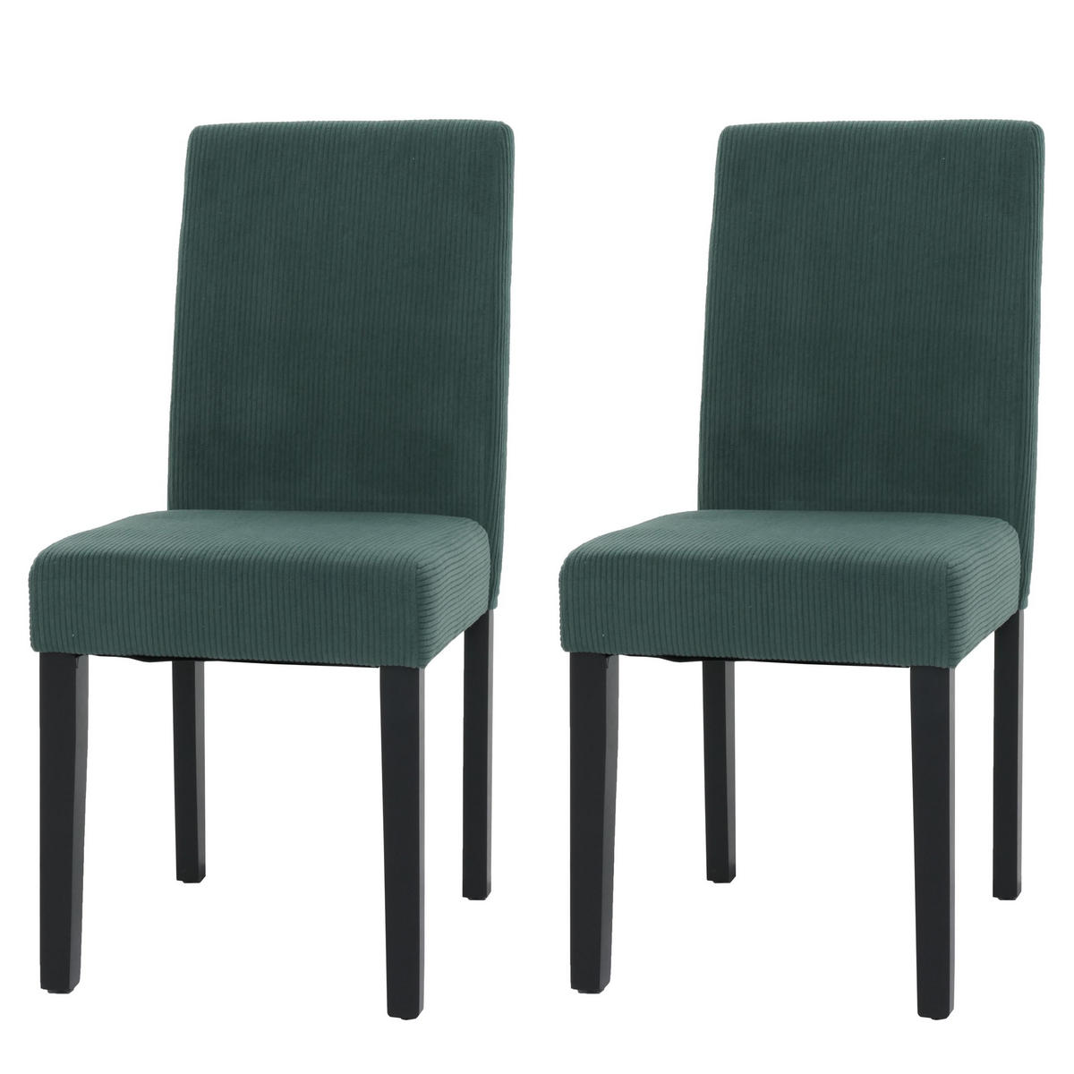 ESSZIMMERSTUHL Grün 2er-Set - Grün, Textil (42/90/50cm) - MCW