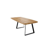 MASSIVHOLZTISCH Danette 2 160x77x90 Esszimmertisch Wildeiche geölt - Wildeiche, Holz (160/77/90cm) - 58aufmkessel