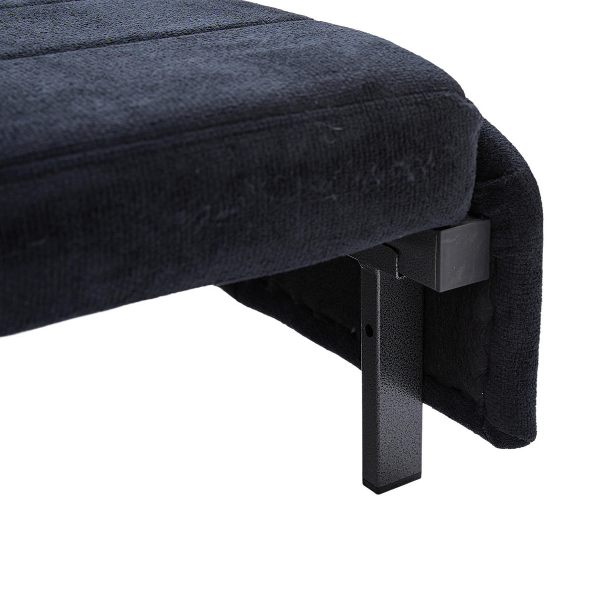 SCHLAFSOFA 139/83/58 cm ausziehbar mit Schlaffunktion und Seitentaschen, Schwarz - Schwarz, Textil (139/83/73cm) - Redom