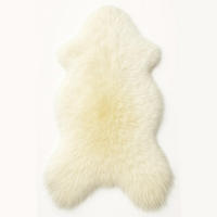 SCHAFFELL Öko Naturweiß Typ Eisbär 140 cm XXL - Weiß, Fell (70/140cm) - Provellus