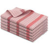 GESCHIRRTÜCHER, 5er-Set, 50x70 cm, 100% Baumwolle, Rot - Rot, Textil (50/70cm) - Zollner