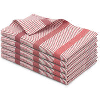 GESCHIRRTÜCHER, 5er-Set, 50x70 cm, 100% Baumwolle, Rot - Rot, Textil (50/70cm) - Zollner