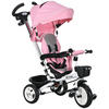KINDERDREIRAD, Blau/Rosa, Polyester+ Metall - Rosa, Metall (112/50/104cm) - HOMCOM