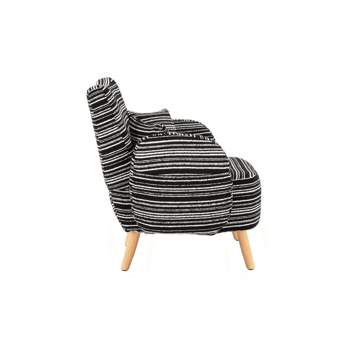 BIG SESSEL,Relaxsessel,Loungesofa,XXL-Sessel,Bouclé,Schwarz - Schwarz, Textil (121/63/81.5cm) - LVHOM