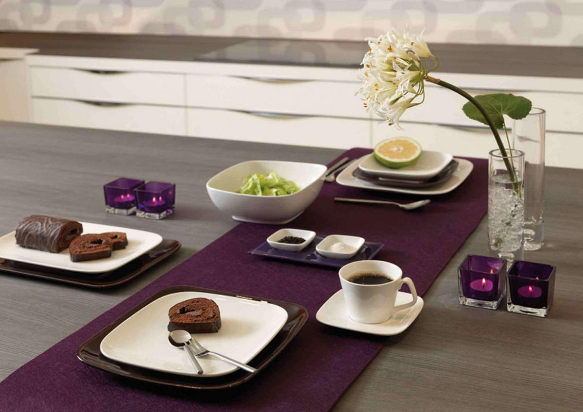 KOMBISERVICE Arena weiß 30er Set - Weiß, Keramik (1/1/1cm) - Ritzenhoff Breker