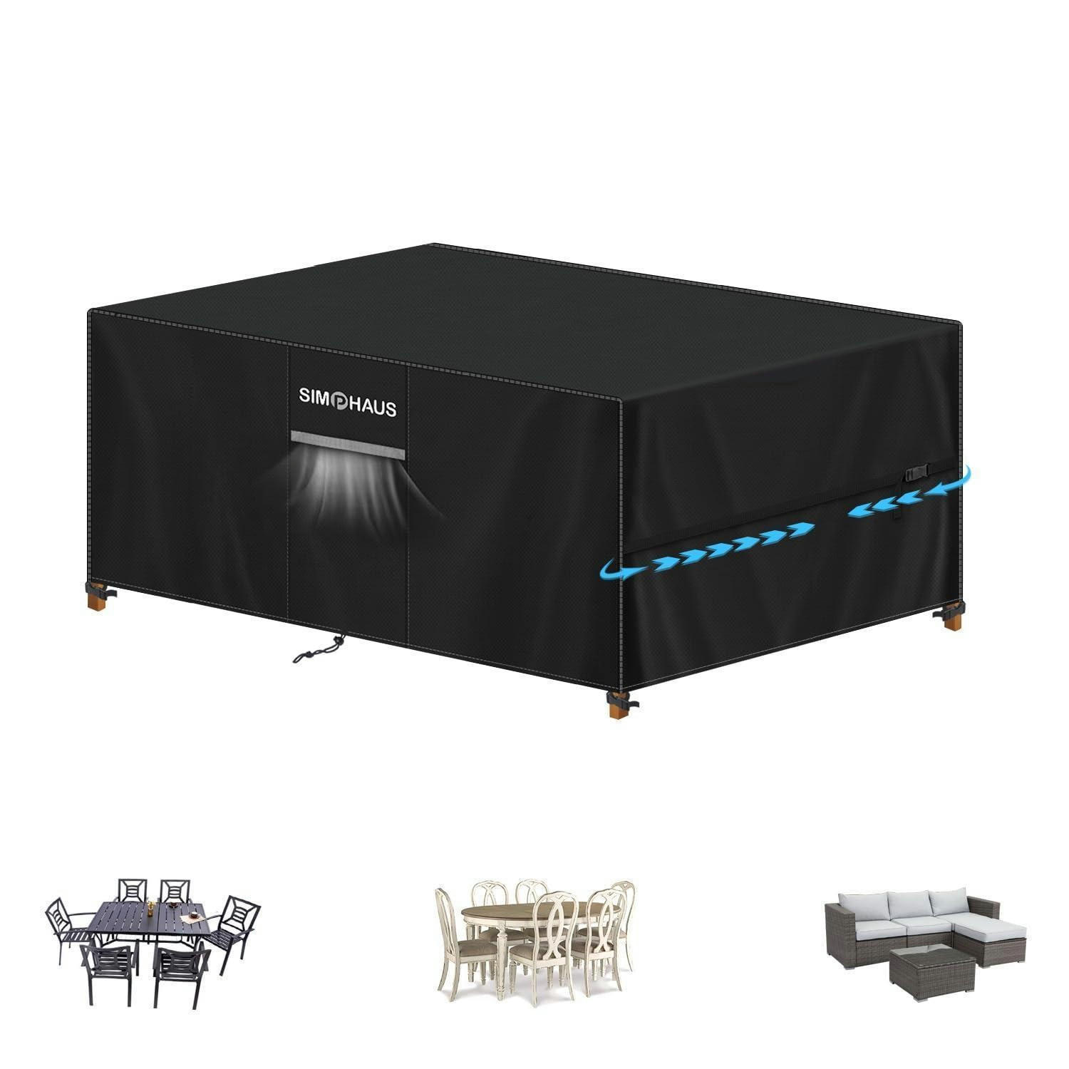 XXXLutz Abdeckhaube Schwarz 100x90x140 cm
