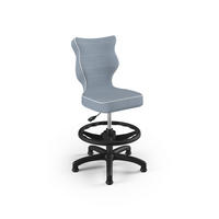 KINDERSTUHL Petit mit Fußstütze - Blau, Textil (66/90/66cm) - RAUMHIRSCH FURNITURE
