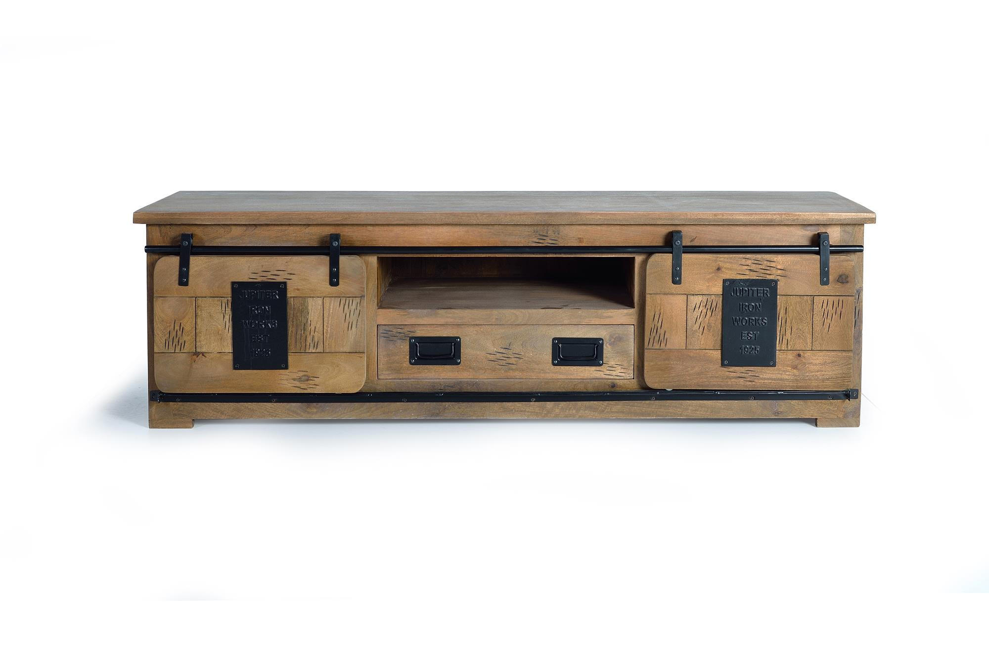 Giner y Colomer Tv-Schrank Braun 180x55x50 cm