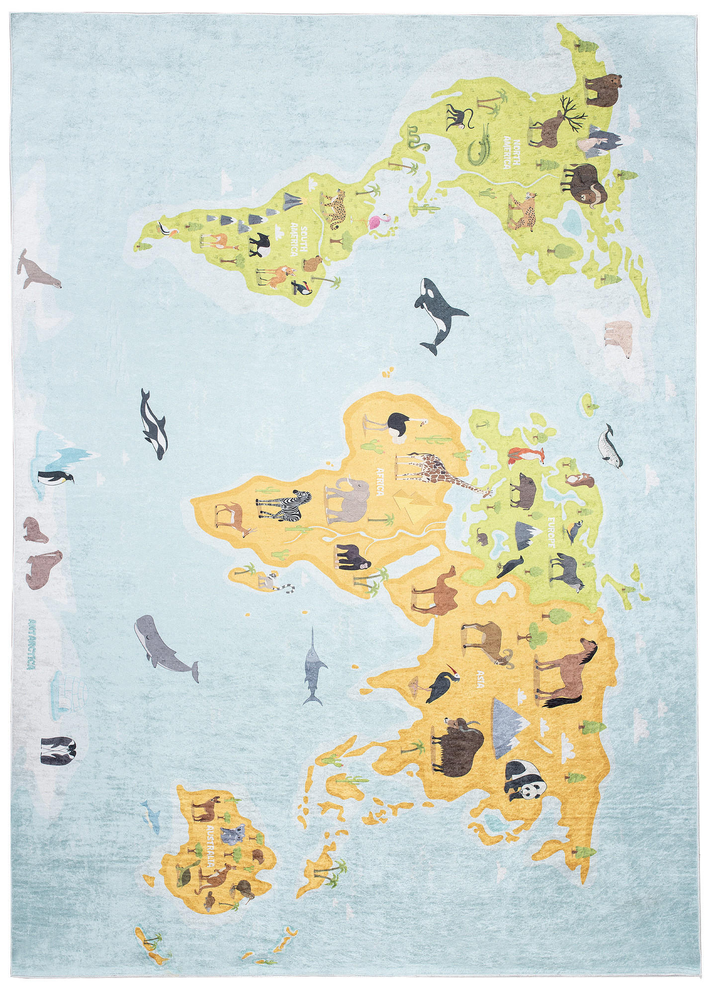 TEPPICH EMMA Blau 160/230 cm - Blau, Kunststoff (160/230cm) - Tapiso