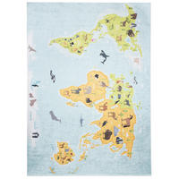 TEPPICH EMMA Blau 160/230 cm - Blau, Kunststoff (160/230cm) - Tapiso