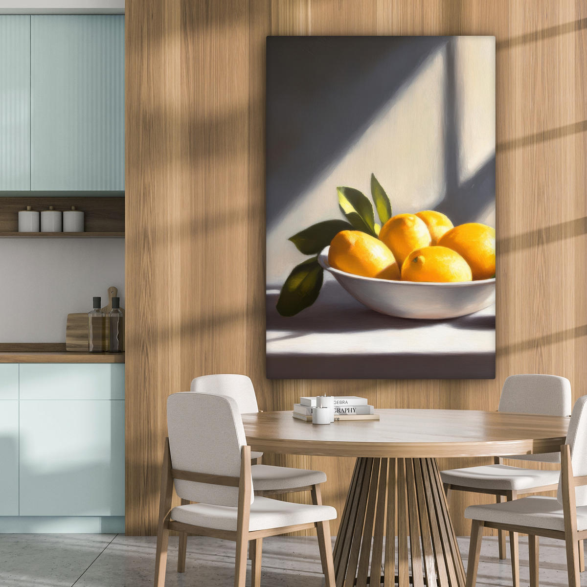 LEINWANDBILD Zitronen - Stilleben - Gelb Deko Groß 90x140 cm - Gelb, Textil (90/140cm) - MuchoWow