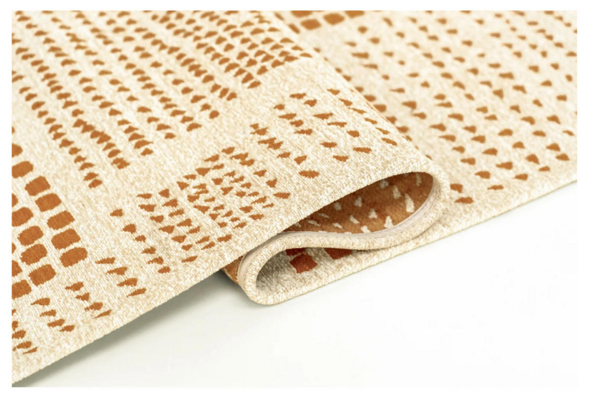TEPPICH modern Flachgewebe TERRACE Beige 170 x 240 cm - Beige, Textil (170/240cm) - Novatrend