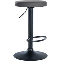 BARHOCKER Ponte 60-81 cm Grau - Grau, Leder (38.5/60/38.5cm) - furnicato