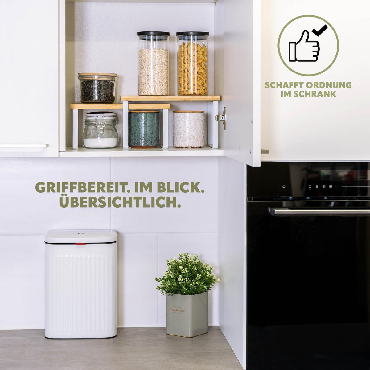 GEWÜRZREGALE 2er-Set, weiß - Weiß, Holz (30/16/20cm) - bremermann