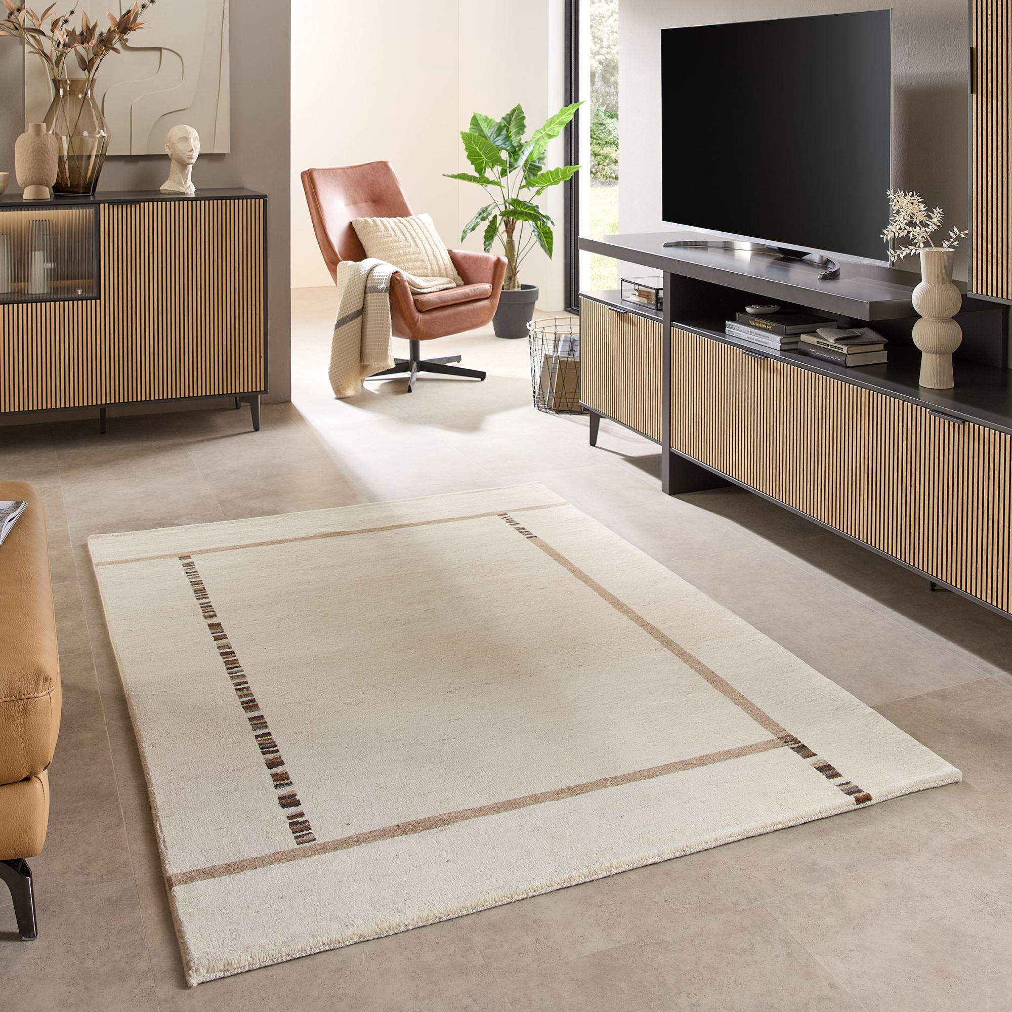 WOLLTEPPICH Heaven 70x140 cm - Weiß, Textil (70/140cm) - Natur Pur