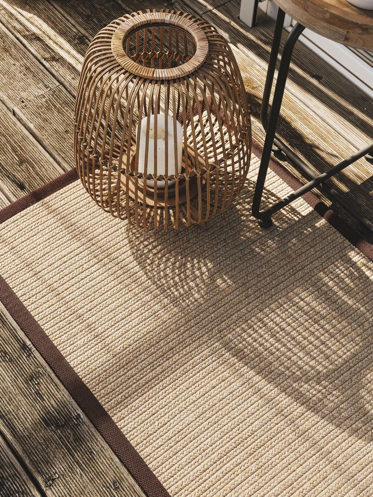 OUTDOORLÄUFER Nandi Beige 70x200 cm - Beige, Kunststoff/Textil (70/1cm) - KUNSTLOFT