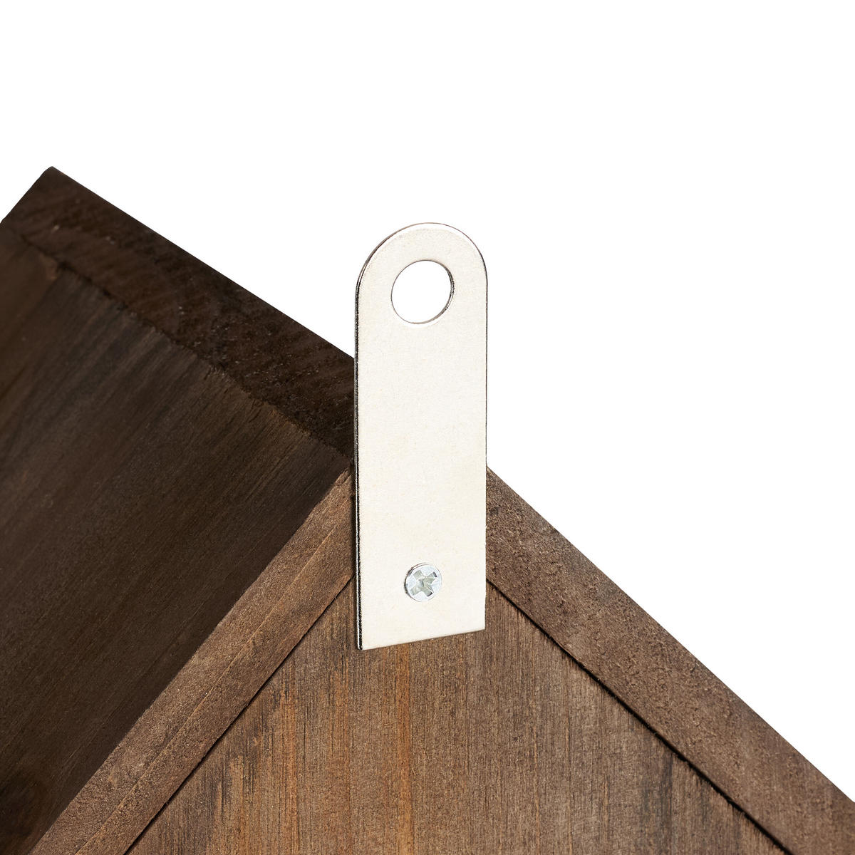 MARIENKÄFERHAUS - Braun, Holz (18.5/25/12cm) - Relaxdays