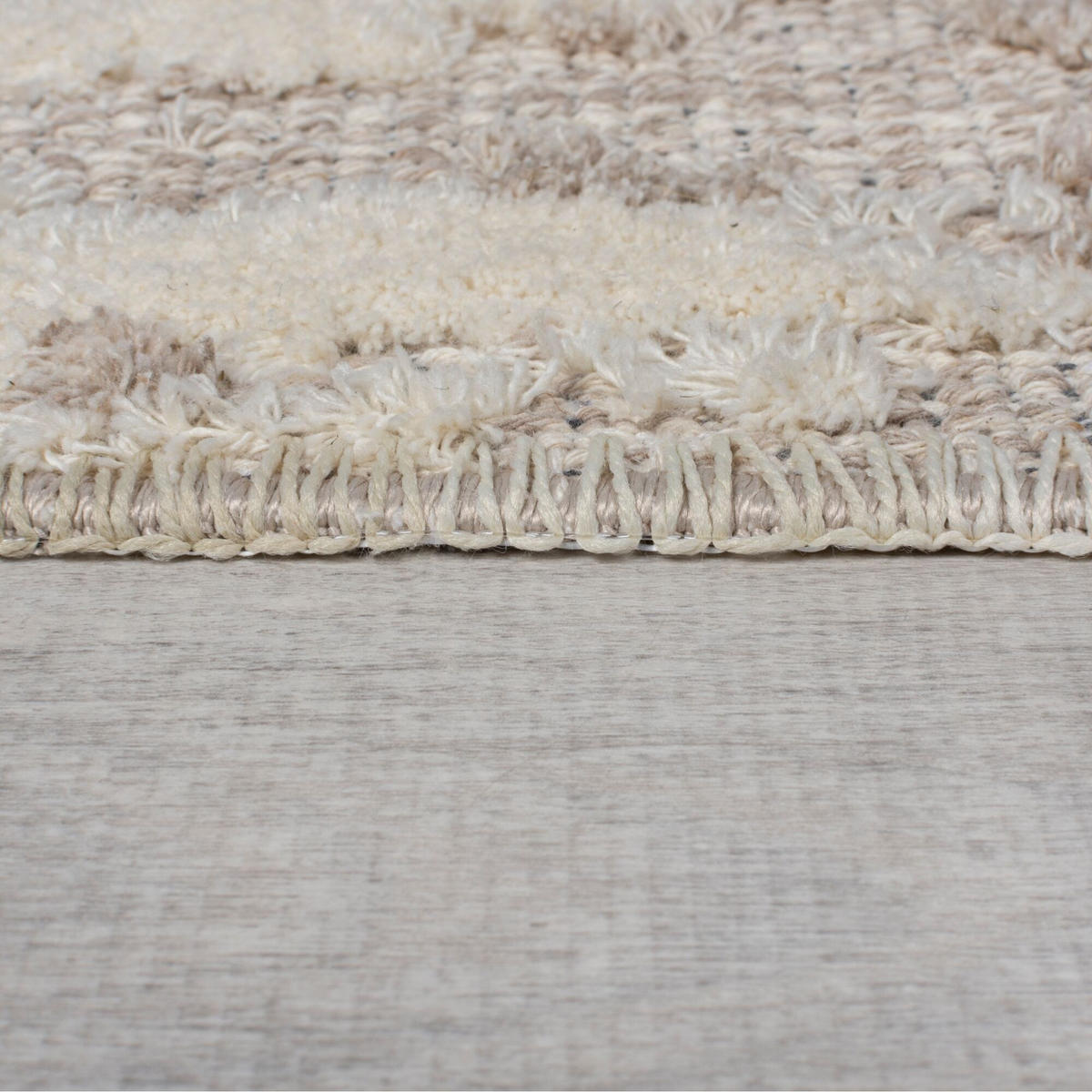 TEPPICH Waschbar RIDGE, meliert, Beige, 155 x 230 cm - Beige, Textil (155/230cm) - KADIMA DESIGN