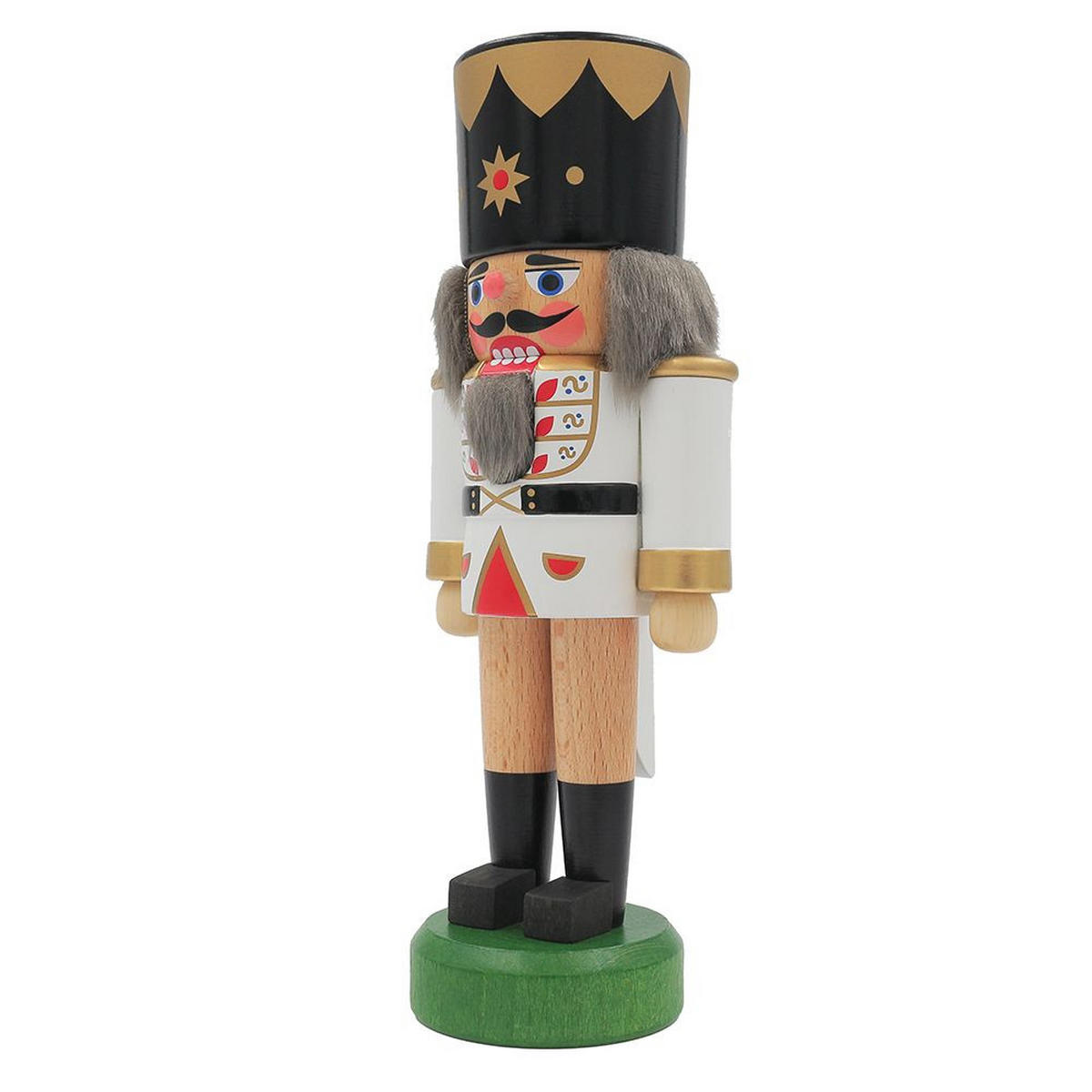 NUSSKNACKER 17,5 cm Weißer König - Multicolor, Metall (0.1/17.5/0.1cm)