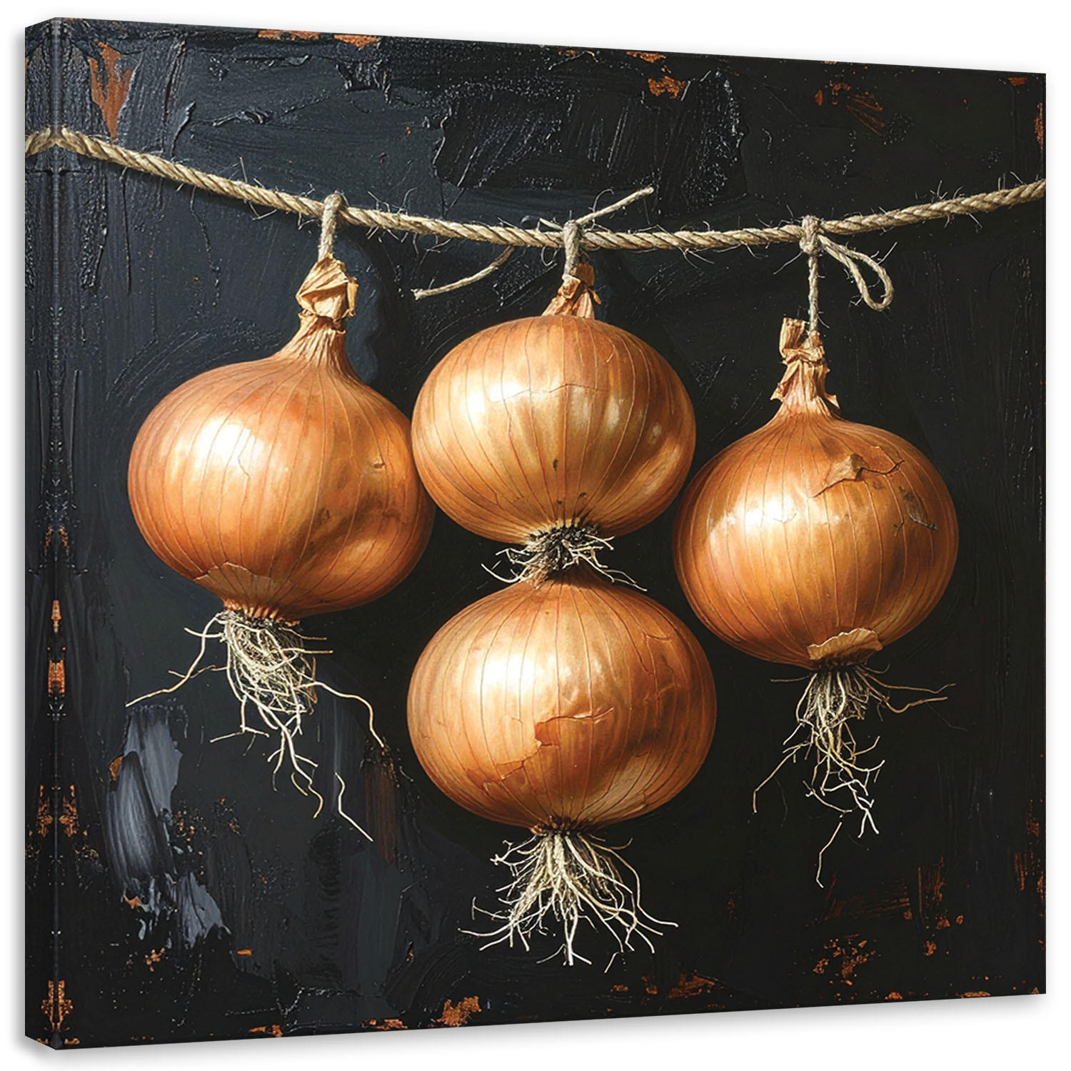 Feeby Leinwandbild Beige 40x40 cm