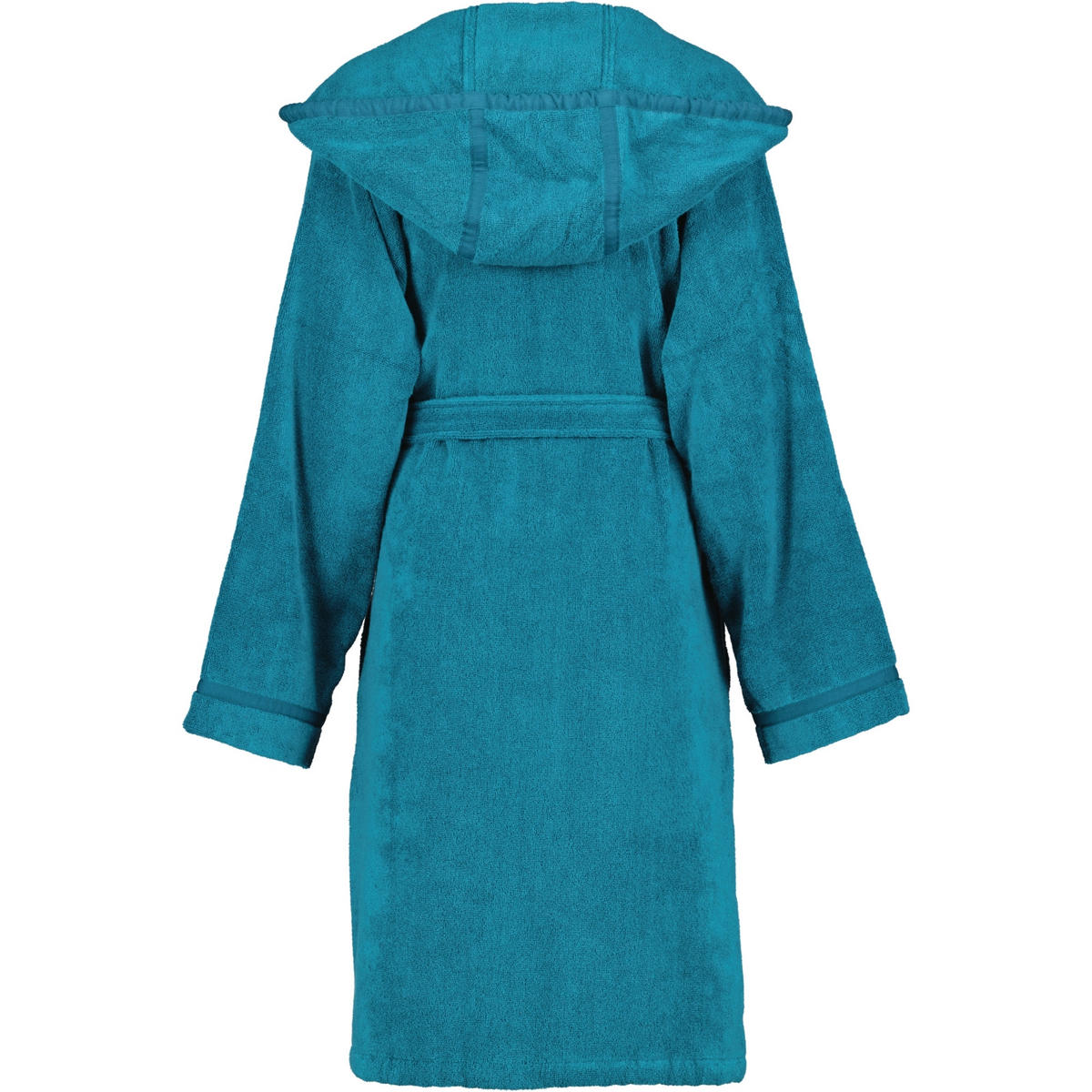 BADEMANTEL DAMEN KURZMANTEL MIT KAPUZE JIVE POSEIDON - 5895 - Grün, Textil (Snull) - Vossen