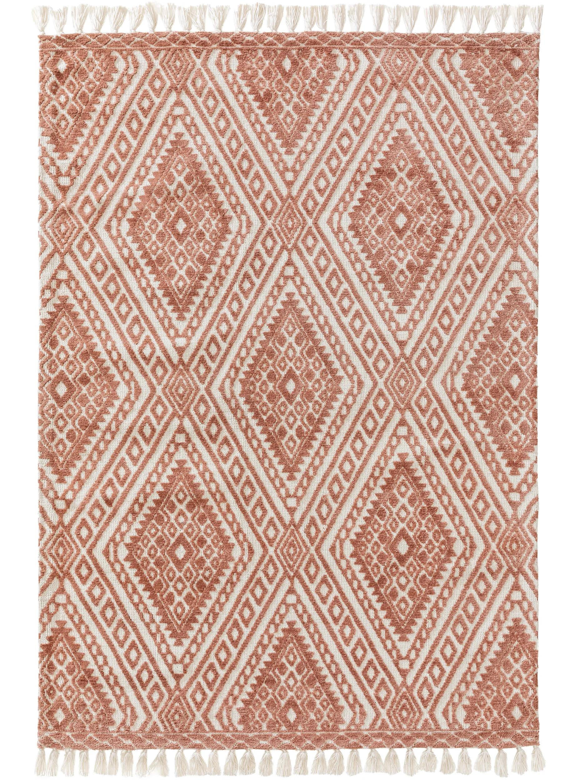 TEPPICH Elias Terracotta 120x170 cm - Terracotta, Textil (120/170cm) - benuta Nest