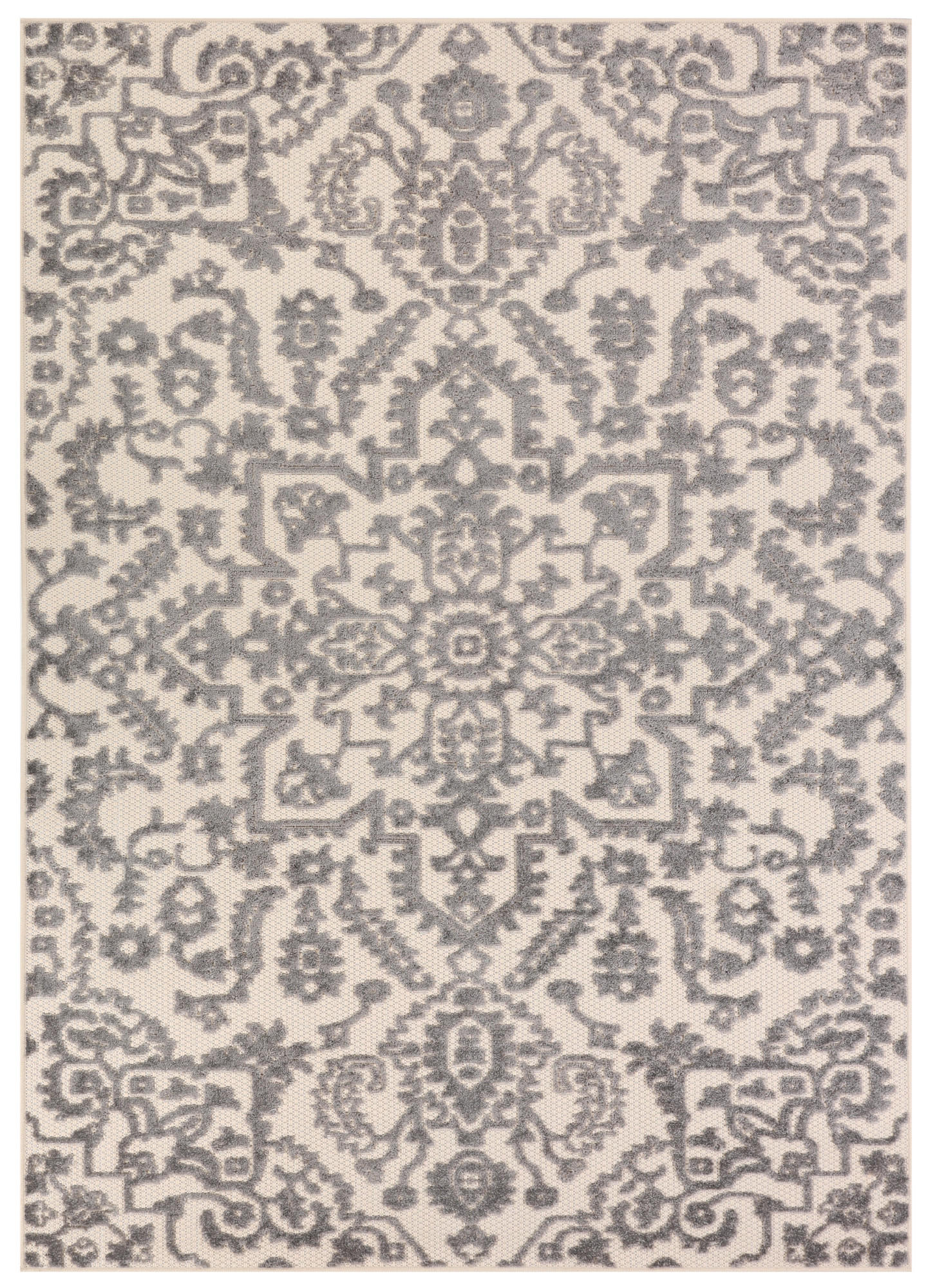 TEPPICH PATIO CREME 90/150 cm - Creme, Textil (90/150cm) - Tapiso