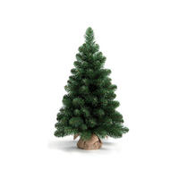 WEIHNACHTSBAUM künstlich Narnie in Blumentopf 45cm, Tannenbaum Christbaum Kunstbaum Dekobaum - Grün, Kunststoff/Stein (33/45cm) - LAALU
