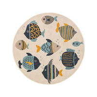 KINDERTEPPICH Fabius Multicolor ø 120 cm rund - Multicolor, Textil (120/120cm) - Lytte