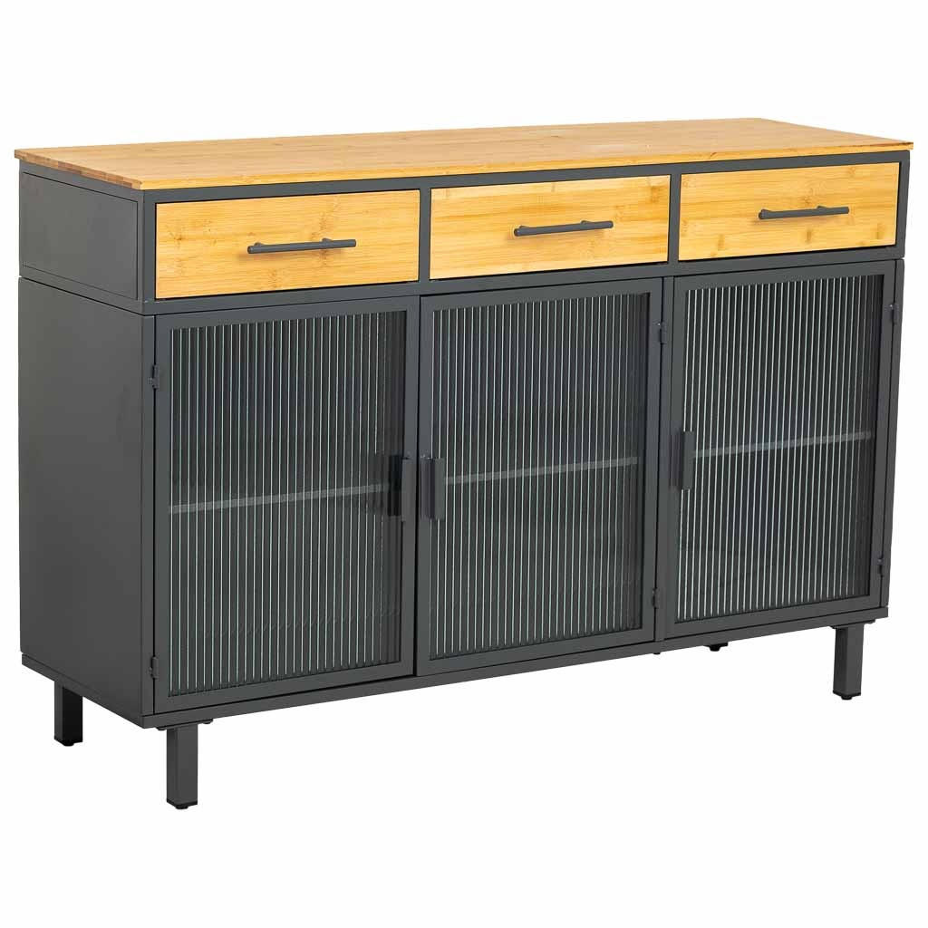 Wanderlust Schrank Schwarz 120x79x35 cm