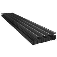 PROFILBLECH Anthrazit 110x45 cm 14er-Set - Anthrazit, Metall (45/110cm) - Juskys